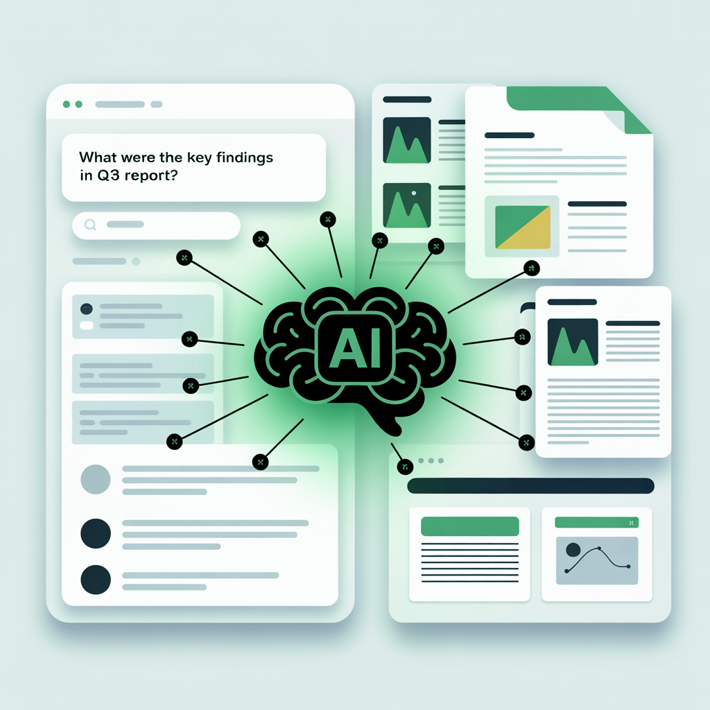 Natural language Q&A illustration